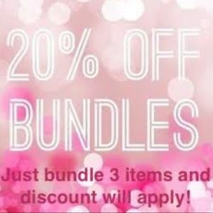 SALE: 20%OFF ANY 3 ITEMS